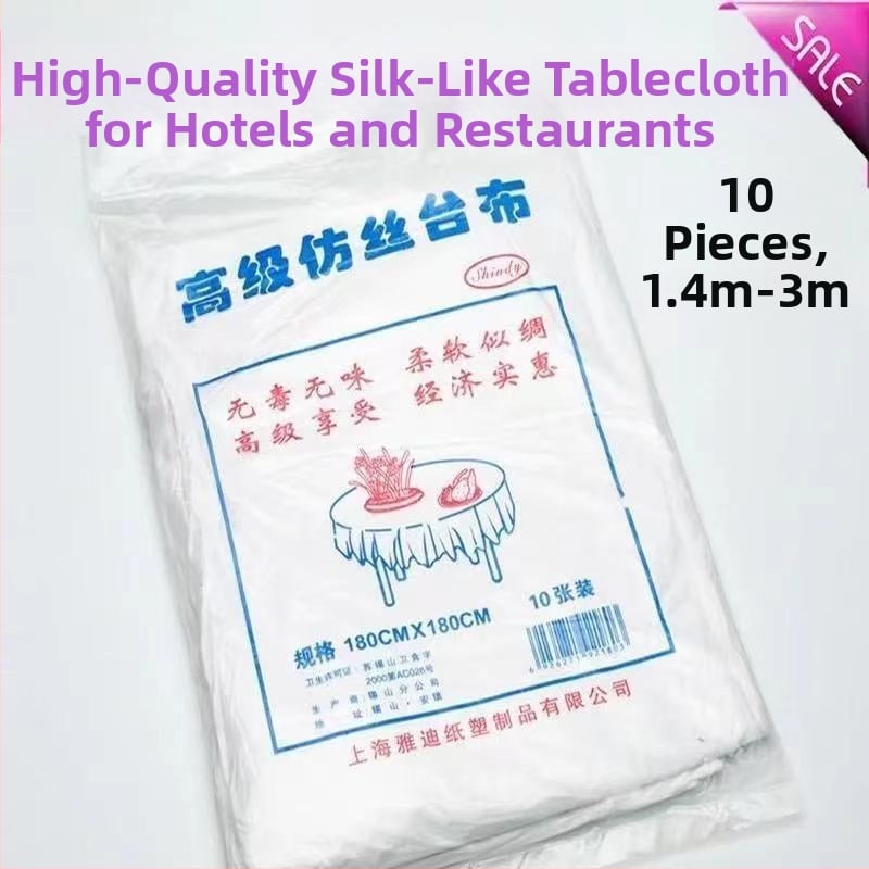 Еднократна покривка за маса от полиетилен (PE); неразградима; категория: еднократна покривка за маса