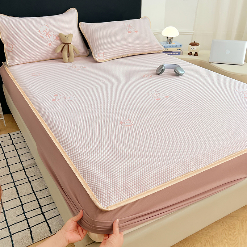 Jääsiidist voodi komplekti, volditav, kaasaegne minimalistlik stiil, tikand