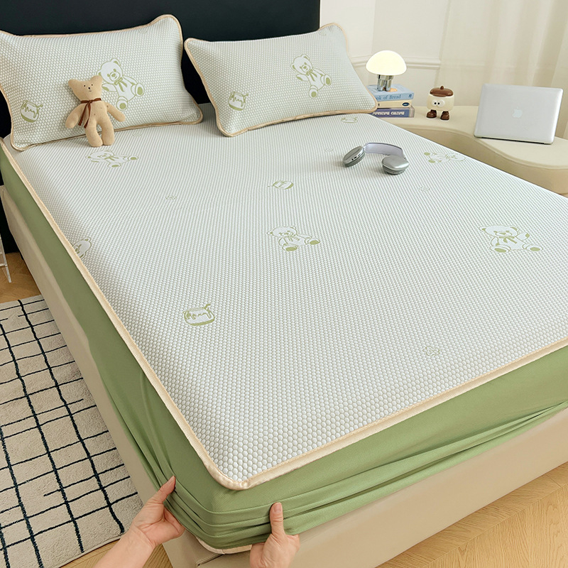 Jääsiidist voodi komplekti, volditav, kaasaegne minimalistlik stiil, tikand