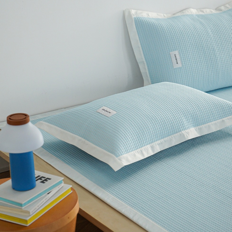 Ice Silk Cool Mat rinkinys su džakardo audimu, viskozės pluoštas lovai — Modelis F99MJ7567MS698