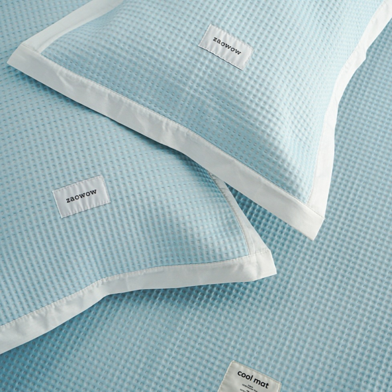 Ice Silk Cool Mat rinkinys su džakardo audimu, viskozės pluoštas lovai — Modelis F99MJ7567MS698