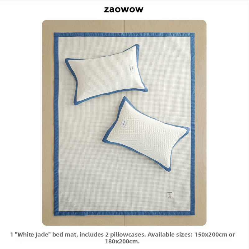 Ice Silk Cool Mat rinkinys su džakardo audimu, viskozės pluoštas lovai — Modelis F99MJ7567MS698