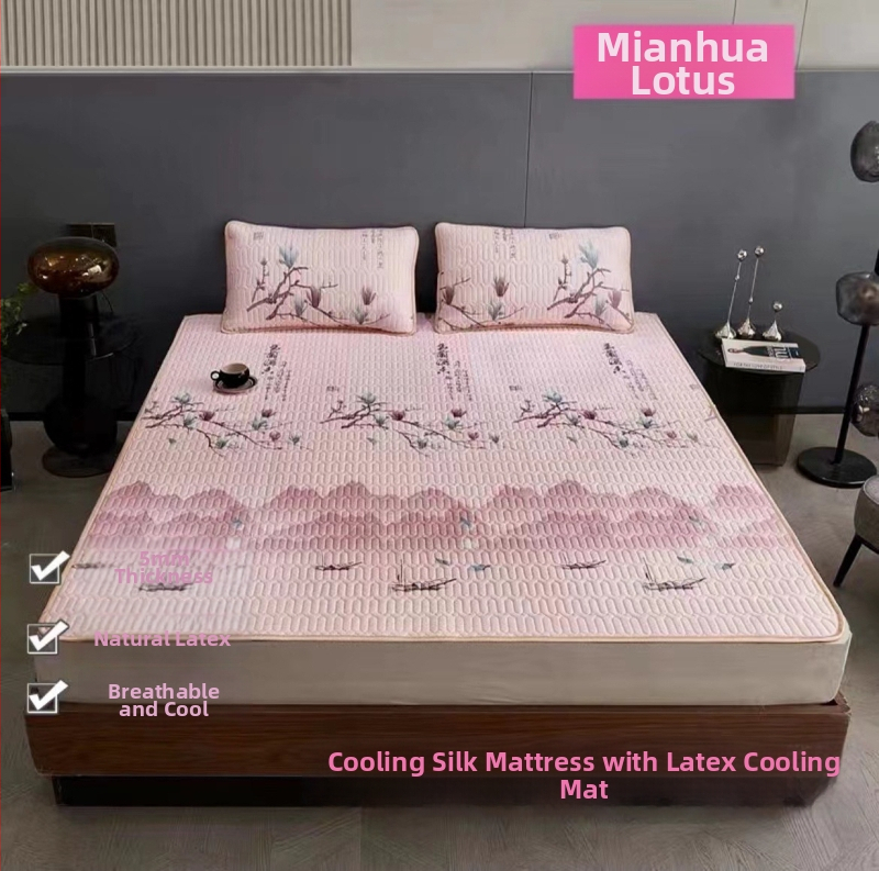 Dabiskā lateksa dzesējošs matrača komplekts, 3 daļas, izšūts, moderns minimālisms, lateksa saturs >90%, pielāgošana pieejama