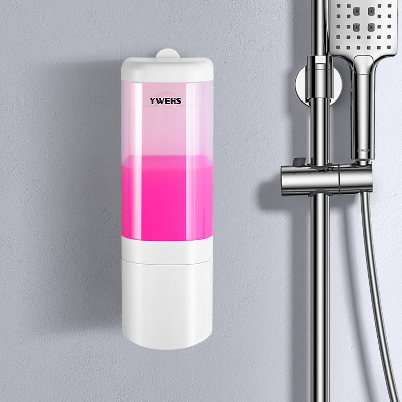 Стенно монтиран безпробивен дозатор за шампоан и душ гел, за течен сапун за съдове и дезинфектант за ръце — CE сертифициран