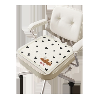 Μαξιλάρι Ice Silk με γέμισμα λατέξ, μοτίβο καρδιάς, για σαλόνι και υπνοδωμάτιο, στυλ καρτούν