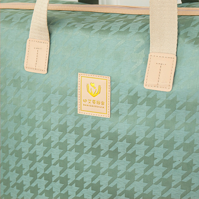 Oxford auduma gultas veļas uzglabāšanas soma ar rāvējslēdzēju, stingra pamatne, tolerancija ±1 cm