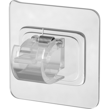 Пластмасов хук за завеси с лепилен стенен държач, телескопична пръчка, модерен стил