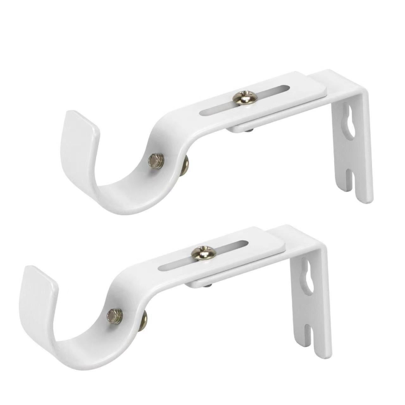 Držač za zavjesu šipku, model 01; željezo; jednostavan tip; pogodan za viseće zavjese; moderni stil jednostavnosti