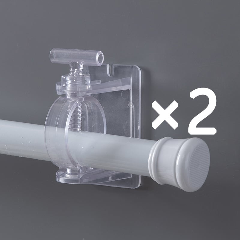 Teleskoopiline kardinapuuri hoidja kleepmontaažiga, puurimiseta, ABS materjal, moodne minimalistlik stiil, patenteeritud