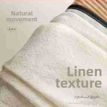 Lina dušas aizkars modernai vannas istabai, melns lina malas raksts, pielāgojama, zīmols Futuristic