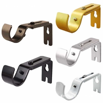 Prilagodljivi nosač zavjesne šipke – željezo, ručno podešavanje, dodaci za šipke za zavjese, za sve vrste zavjesa