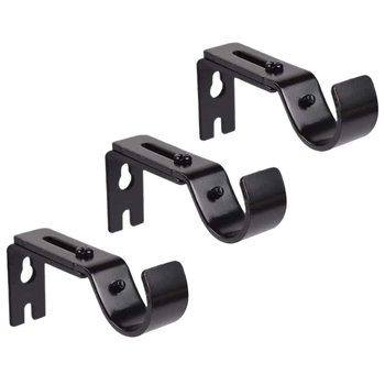 Prilagodljivi nosač zavjesne šipke – željezo, ručno podešavanje, dodaci za šipke za zavjese, za sve vrste zavjesa