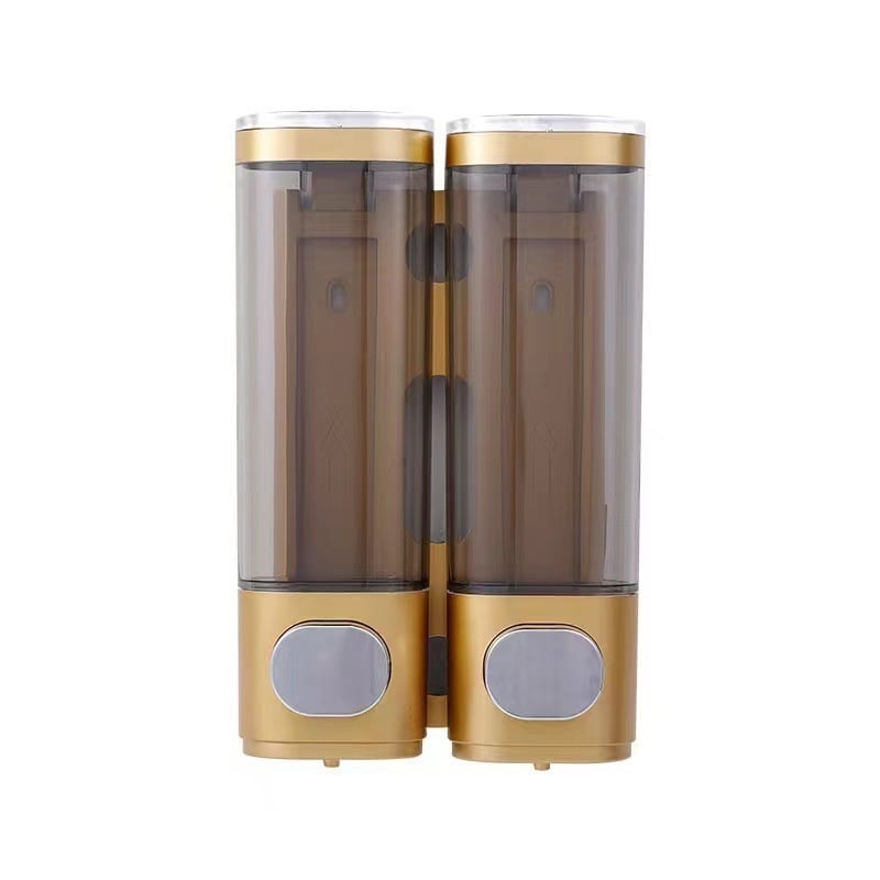 Диспенсър за сапун, стенен монтаж, с три изхода, ръчно натискане, ABS материал, модерен стил, 230 г