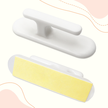 Plastmasas aizkaru āķis, mūsdienīgs vienkāršs stils