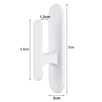 Plastmasas aizkaru āķis, mūsdienīgs vienkāršs stils