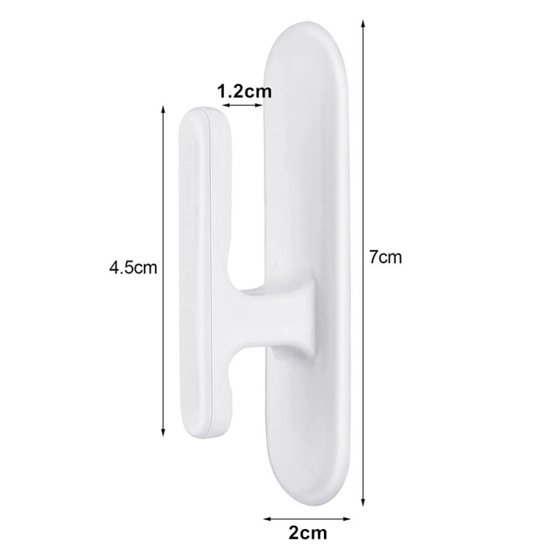 Plastmasas aizkaru āķis, mūsdienīgs vienkāršs stils