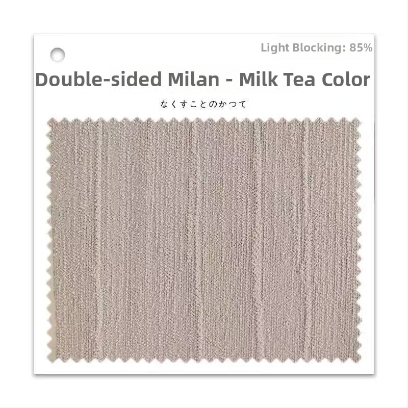 Akeni kardinad Chenille Jacquard kangast, kahepoolselt reljeefne tekstuur kõverate triipudega, Bauhausi stiil, kõrge varjatus 71–90%