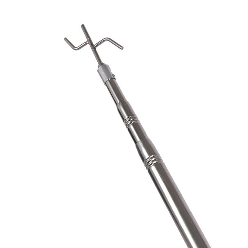 Телескопична пръчка от неръждаема стомана за окачване на дрехи в спалнята; полюс за баня; марка: Друго; стил: 1