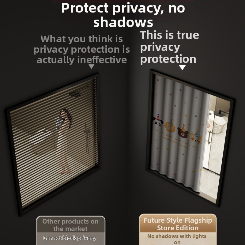 Poliestera dušas aizkars, mūsdienīgs minimalistisks stils, dzīvnieku raksts, pielāgojama