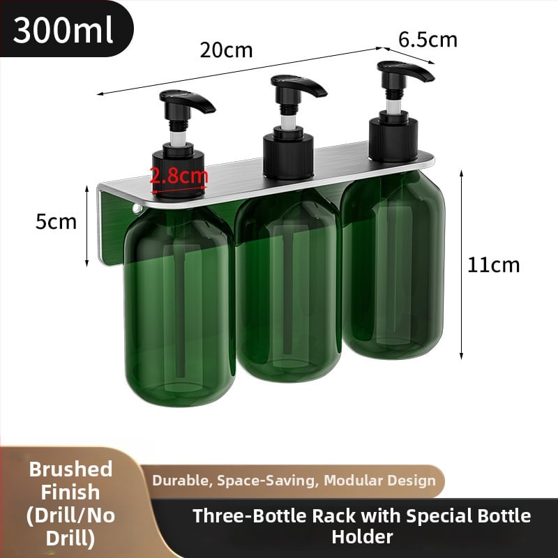 304 nerūsējošā tērauda pudeļu turētājs, ar roku preses mehānismu, pulēta virsma, mūsdienīgs stils