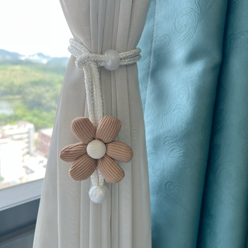 Zavjesa užica s motivom medvjeda i perlna kopča, za dječju sobu, veza za pohranu mreže protiv komaraca