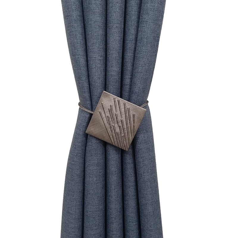 Zavesna kopča, metalna, prilagodljiva, moderni minimalistički stil (Metal; customizable; modern minimalist)