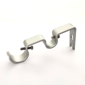 Dodatna oprema za zavjese - Bočni držač za dvostruku šipku zavjese, metal, model 01-02-006, Dong Lin, stil moderna jednostavnost, pogodno za viseće zavjese