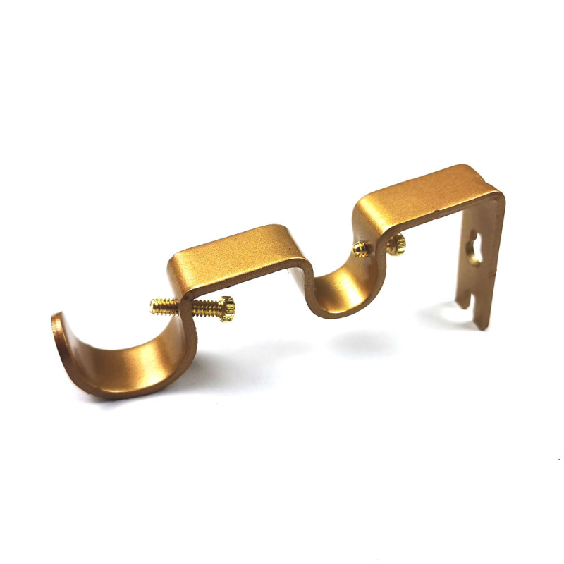 Dodatna oprema za zavjese - Bočni držač za dvostruku šipku zavjese, metal, model 01-02-006, Dong Lin, stil moderna jednostavnost, pogodno za viseće zavjese