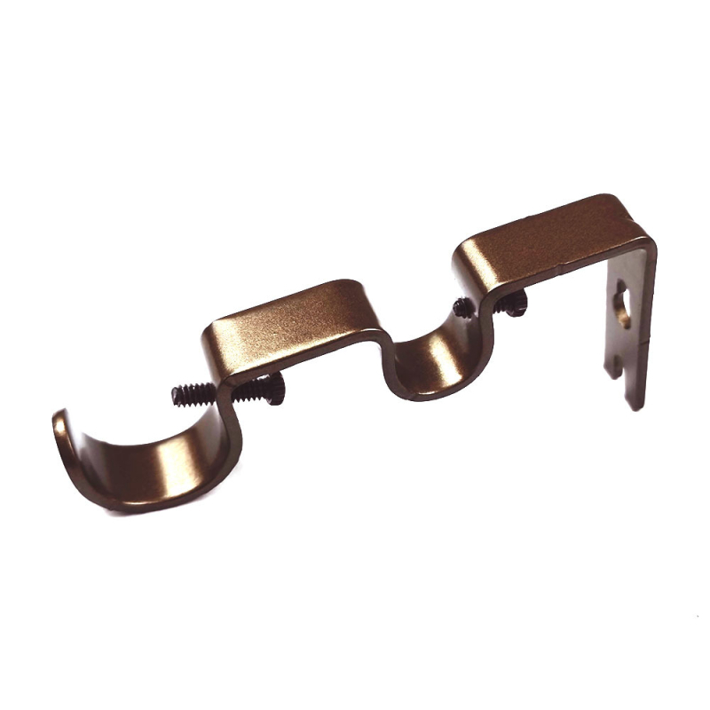 Dodatna oprema za zavjese - Bočni držač za dvostruku šipku zavjese, metal, model 01-02-006, Dong Lin, stil moderna jednostavnost, pogodno za viseće zavjese