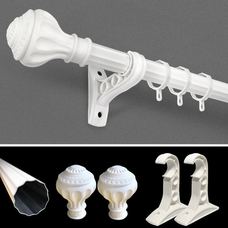 Aknakardinakatte varrastu sistēmā, cinka sakausējums, vienas un divas stieņi, burti āķi, kluss gaita ar stiprinājumu komplektu