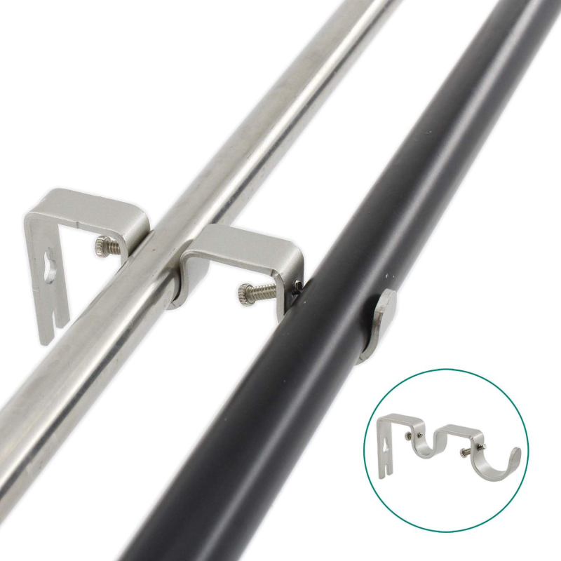 Rooma rod kardina kinnitus - raud, seina paigaldus, kaasaegne minimalistlik stiil, Window World