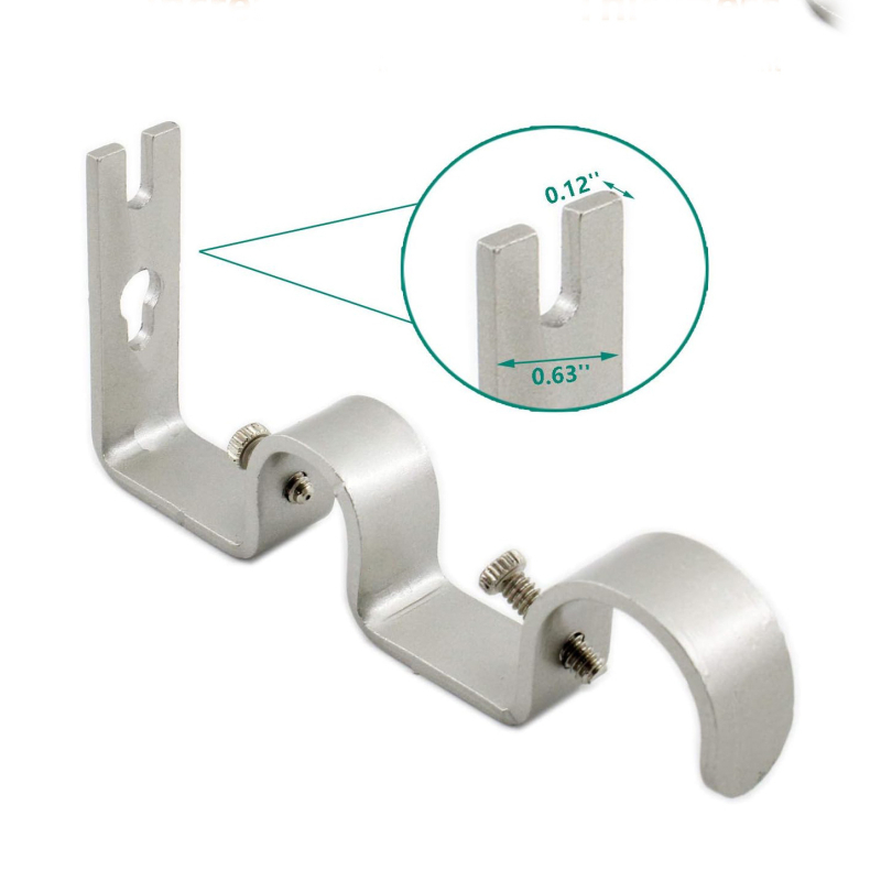 Rooma rod kardina kinnitus - raud, seina paigaldus, kaasaegne minimalistlik stiil, Window World
