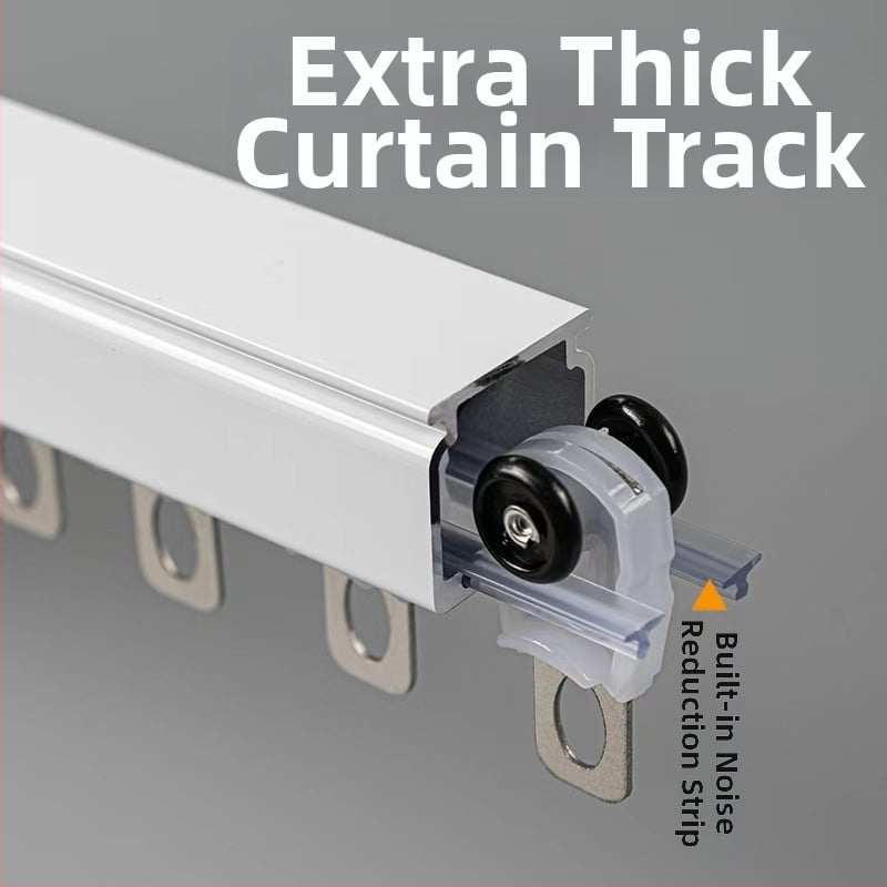 Aknajuhtmete relss sirge marsruut, alumiiniumisulamu, ülemine või külgne paigaldus, üks- või kahetraadiline, vaiksed pall-rõngaga mehhanism