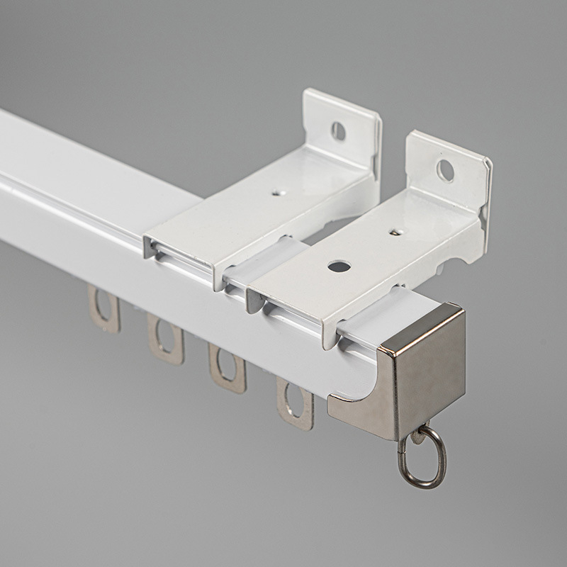 Aknajuhtmete relss sirge marsruut, alumiiniumisulamu, ülemine või külgne paigaldus, üks- või kahetraadiline, vaiksed pall-rõngaga mehhanism