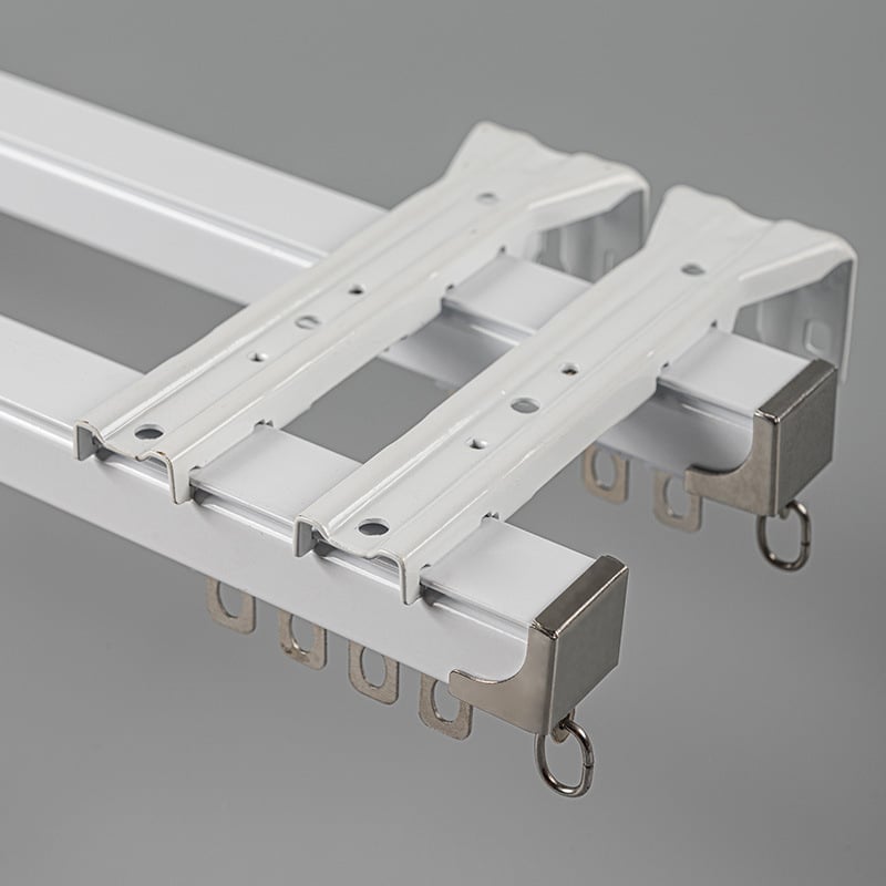 Aknajuhtmete relss sirge marsruut, alumiiniumisulamu, ülemine või külgne paigaldus, üks- või kahetraadiline, vaiksed pall-rõngaga mehhanism