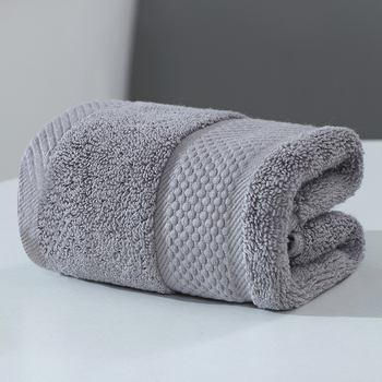 Kockasti pamučni ručnik za lice, 35×35 cm, mekan i upijajući, jacquard tkanina s izvezenim logom