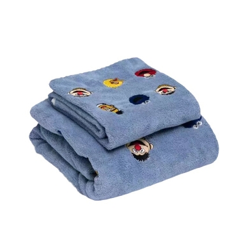 Prosop de baie cu design purtabil, brocart poliester, 200–300 g, fibră 150D, finisaj tivire