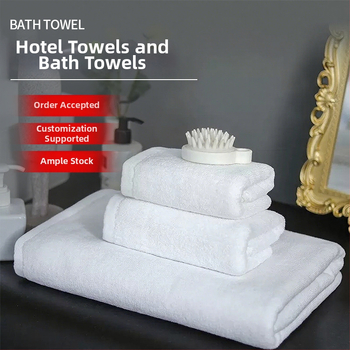 Hotelli vannitoa rätik, paks ja imav, 400 g, 32 kiudu puuvillast, lame kudumine, isikustatud logoga, Bränd: Great White Shark