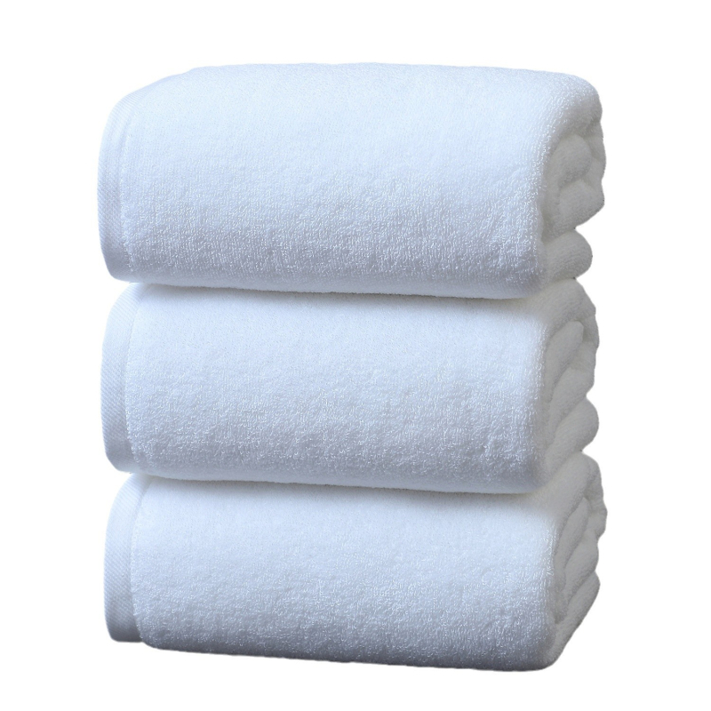 Prosop de baie hotelier, gros, absorbant, 400 g, 32 fire de bumbac, țesătură plată, personalizabil cu logo, Brand: Great White Shark