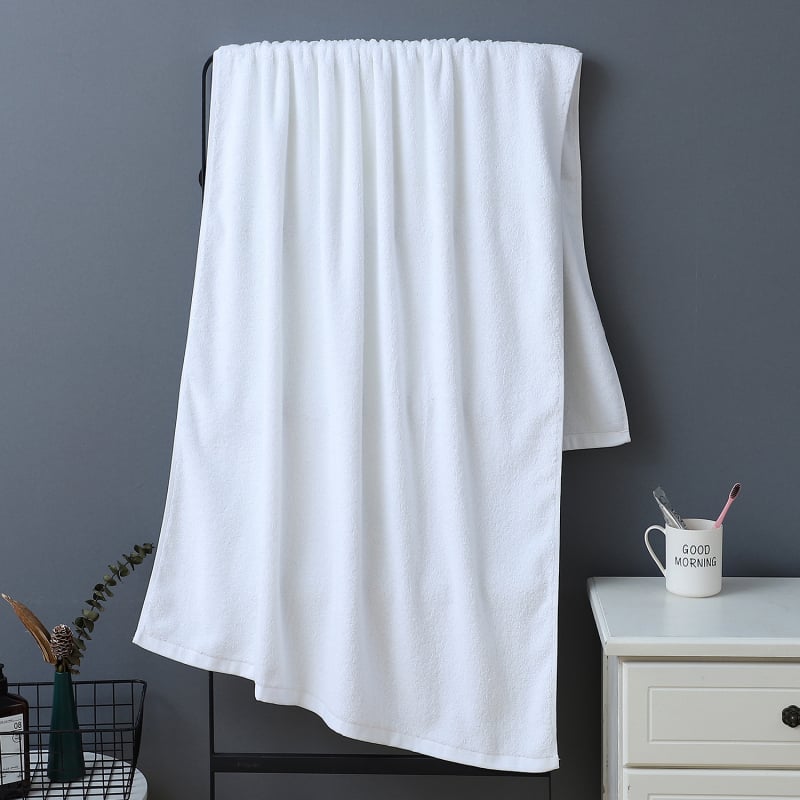 Prosop de baie hotelier, gros, absorbant, 400 g, 32 fire de bumbac, țesătură plată, personalizabil cu logo, Brand: Great White Shark