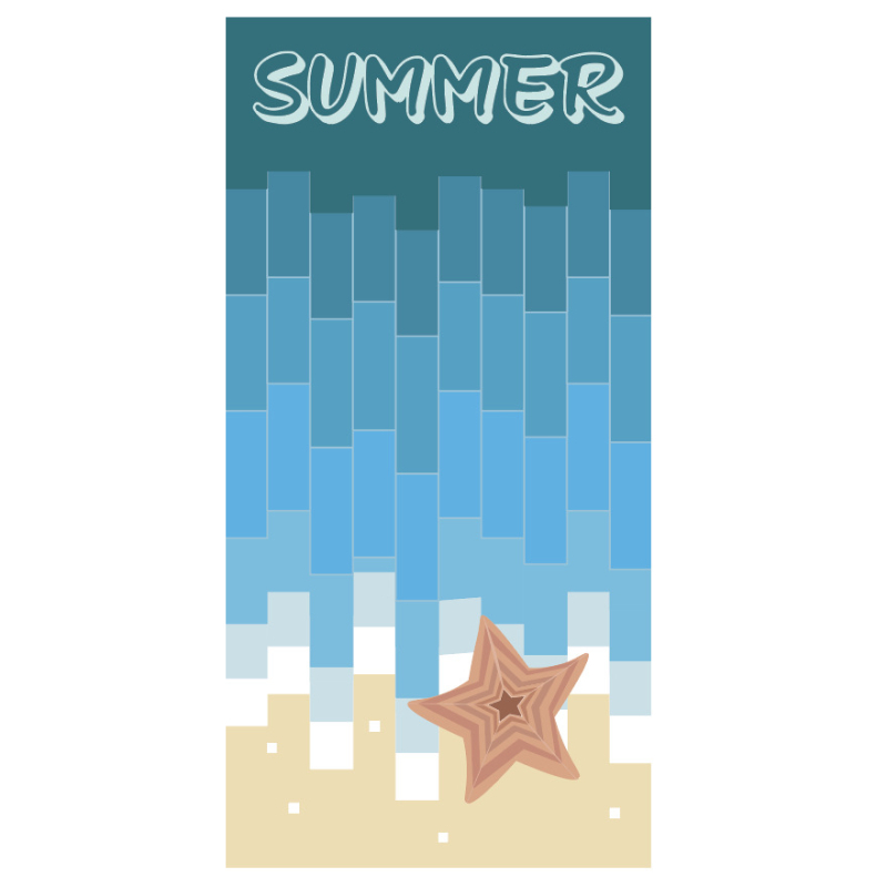 Gahumi Mikrofiber plažni i kupaonski ručnik – 300–400 g, 40 niti, tkan, prilagodba dostupna