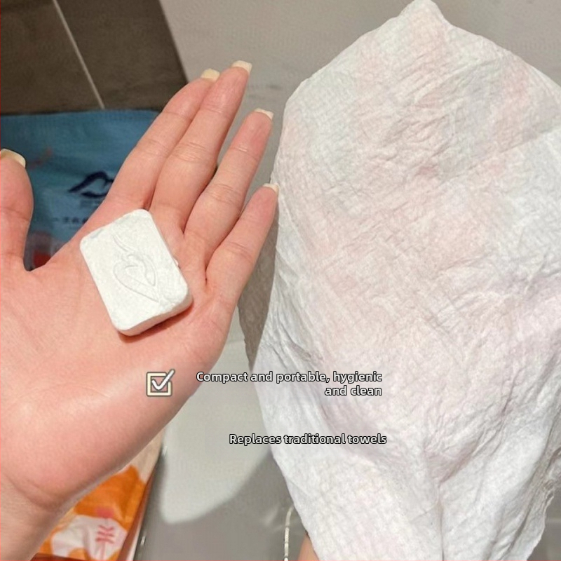 Spirit of Dreams Kompressioonrätik näole — looduslikud taimekiud, rohkem kui 50 g, kompaktne rätik, tervise luba nr 1