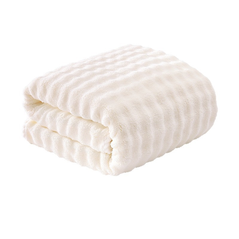 Антибактериална кърпа за баня за дома, коралов флис, 350 г, warp тъкане, възможност за печат на лого