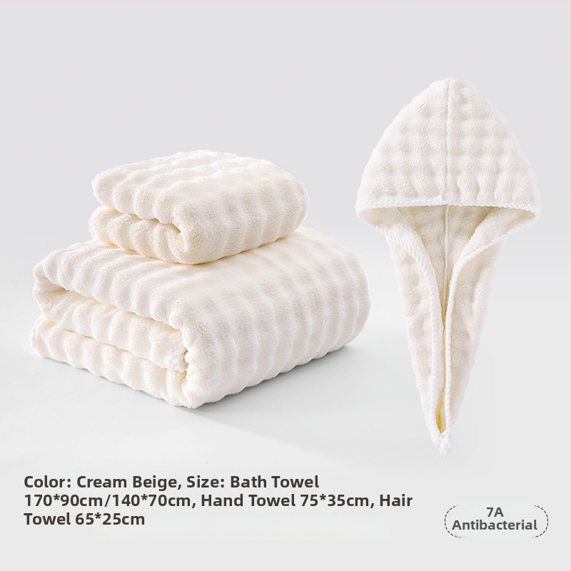 Антибактериална кърпа за баня за дома, коралов флис, 350 г, warp тъкане, възможност за печат на лого