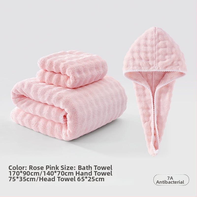 Антибактериална кърпа за баня за дома, коралов флис, 350 г, warp тъкане, възможност за печат на лого