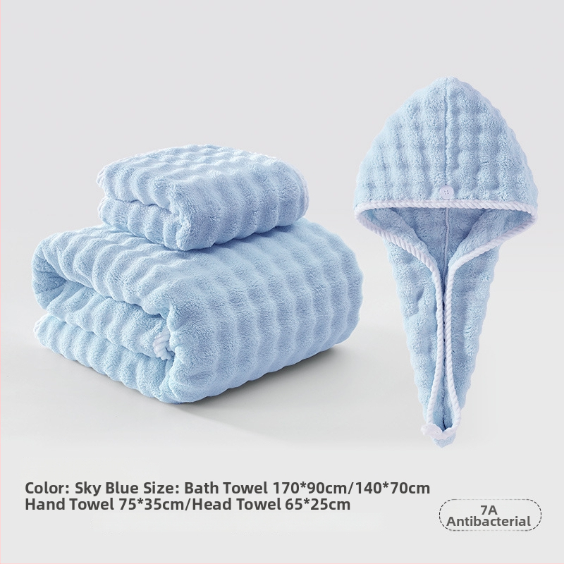 Антибактериална кърпа за баня за дома, коралов флис, 350 г, warp тъкане, възможност за печат на лого