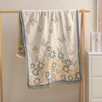 Kupaći ručnik, četiri sloja, 100% pamuk, jacquard, 32S pređa, za sve sezone