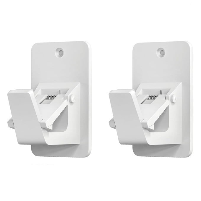 ABS клип за завеси на шина – единична кука, японски стил, максимално натоварване 10–15 кг