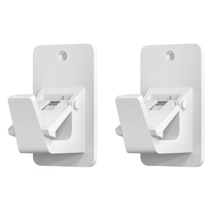 ABS клип за завеси на шина – единична кука, японски стил, максимално натоварване 10–15 кг