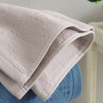 Muji-stil čist pamuk lice ručnik | Jacquard, 40 vlakana, težina 80-100 g